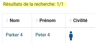 recherche utilisateur